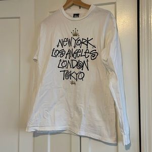 Stussy men’s long sleeve tee, brand new never worn